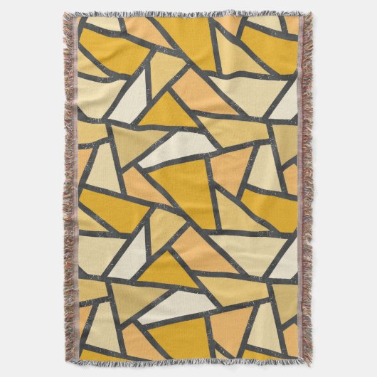 Farbtöne aus gelbem Glasmuster Decke (Vorderseite Vertikal)