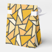 Farbtöne aus gelbem Glasmuster Geschenkschachtel (Rückseite)