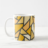 Farbtöne aus gelbem Glasmuster Kaffeetasse (Links)