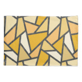 Farbtöne aus gelbem Glasmuster Kissenbezug (Rückseite)