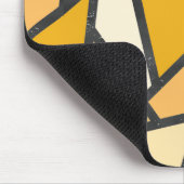Farbtöne aus gelbem Glasmuster Mousepad (Ecke)
