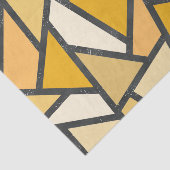 Farbtöne aus gelbem Glasmuster Seidenpapier (Ausschnitt)