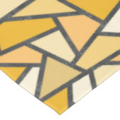Farbtöne aus gelbem Glasmuster Tischdecke (Schrägansicht)