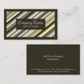 Farbtöne aus gelben Streifen Visitenkarte (Vorne/Hinten)