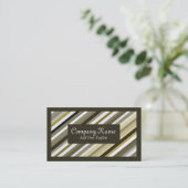 Farbtöne aus gelben Streifen Visitenkarte (Stehend Vorderseite)