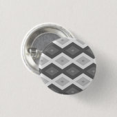 Farbtöne aus grauem Diamantmuster Button (Vorne & Hinten)