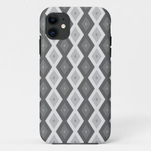 Farbtöne aus grauem Diamantmuster Case-Mate iPhone Hülle