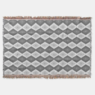 Farbtöne aus grauem Diamantmuster Decke