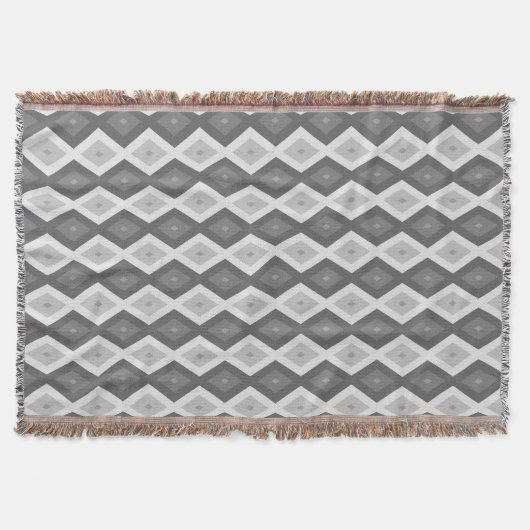 Farbtöne aus grauem Diamantmuster Decke (Vorderseite)
