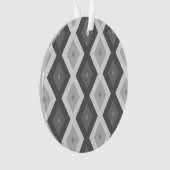 Farbtöne aus grauem Diamantmuster Ornament (Vorderseite)