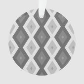 Farbtöne aus grauem Diamantmuster Ornament (Vorderseite)