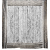 Farbtöne aus grauem Marmor und Streifen Duschvorhang (Vorderseite)