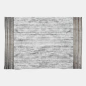 Farbtöne aus grauem Marmor und Streifen Geschirrtuch (Horizontal)