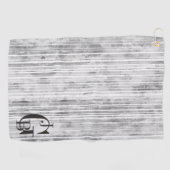 Farbtöne aus grauem Marmor und Streifen Golfhandtuch (Horizontal)