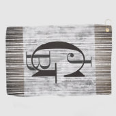 Farbtöne aus grauem Marmor und Streifen Golfhandtuch (Horizontal)