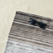 Farbtöne aus grauem Marmor und Streifen Strandtuch (Beispiel)