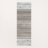 Farbtöne aus grauem Marmor und Streifen Yogamatte (Rückseite)