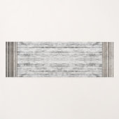 Farbtöne aus grauem Marmor und Streifen Yogamatte (Vorderseite (Horizontal))