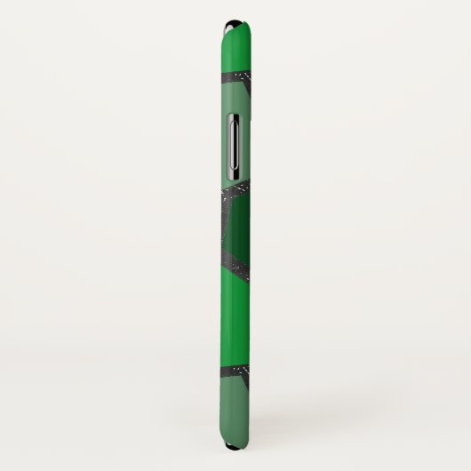 Farbtöne aus grün gefärbtem Glas Case-Mate iPhone Hülle (Hinten/Rechts)