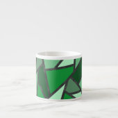 Farbtöne aus grün gefärbtem Glas Espressotasse (Vorderseite)