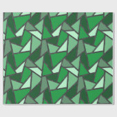 Farbtöne aus grün gefärbtem Glas Geschenkpapier (Flach)