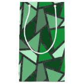 Farbtöne aus grün gefärbtem Glas Kleine Geschenktüte (Vorderseite)