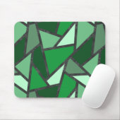 Farbtöne aus grün gefärbtem Glas Mousepad (Mit Mouse)