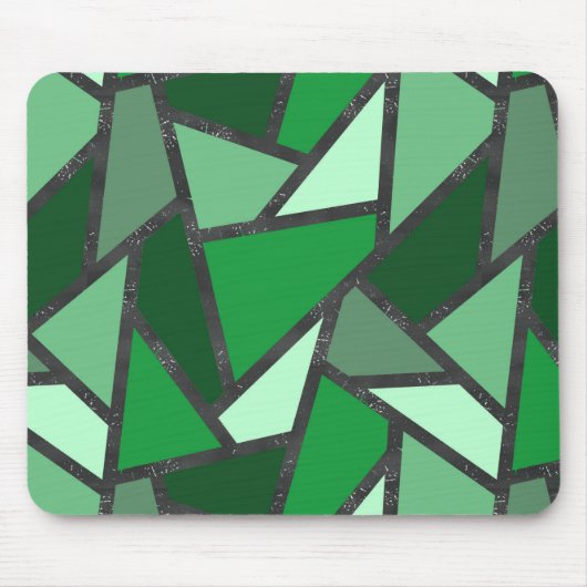 Farbtöne aus grün gefärbtem Glas Mousepad (Vorne)