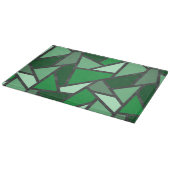 Farbtöne aus grün gefärbtem Glas Schneidebrett (Ecke)