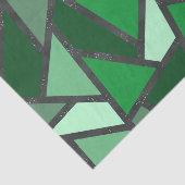 Farbtöne aus grün gefärbtem Glas Seidenpapier (Ausschnitt)