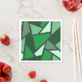 Farbtöne aus grün gefärbtem Glas Serviette (Beispiel)