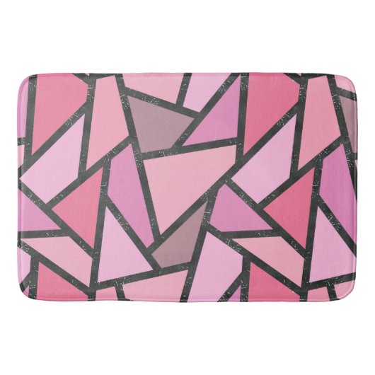 Farbtöne aus Korallenglas Badematte (Vorderseite)