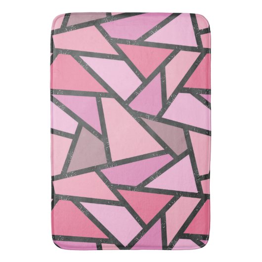 Farbtöne aus Korallenglas Badematte (Vorderseite Vertikal)