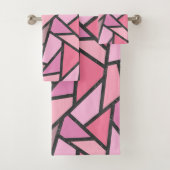 Farbtöne aus Korallenglas Badhandtuch Set (Insitu)