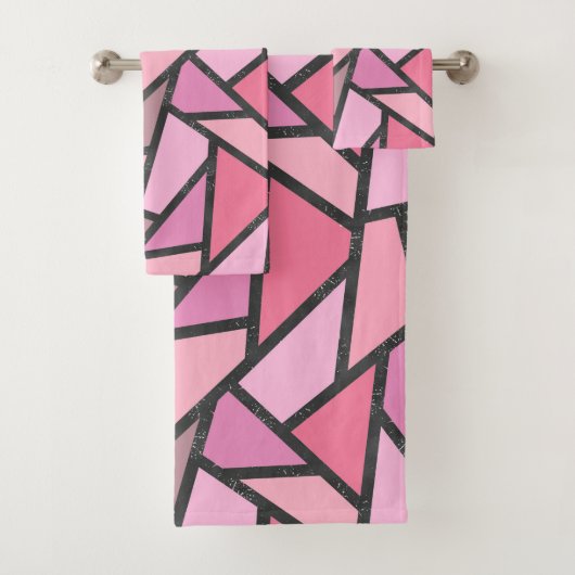 Farbtöne aus Korallenglas Badhandtuch Set (Insitu)