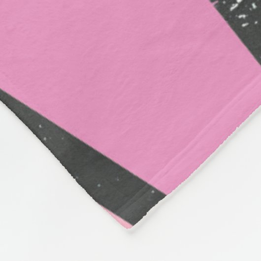 Farbtöne aus Korallenglas Fleecedecke (Ecke)