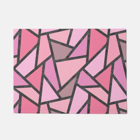 Farbtöne aus Korallenglas Fußmatte (Vorderseite)