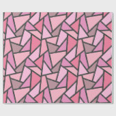 Farbtöne aus Korallenglas Geschenkpapier (Flach)