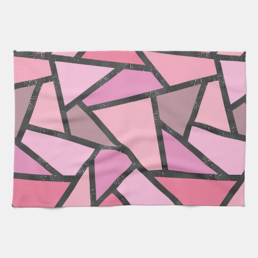 Farbtöne aus Korallenglas Geschirrtuch (Horizontal)