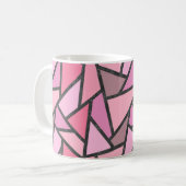 Farbtöne aus Korallenglas Kaffeetasse (Vorderseite Links)