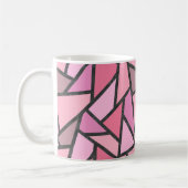 Farbtöne aus Korallenglas Kaffeetasse (Links)