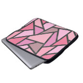 Farbtöne aus Korallenglas Laptopschutzhülle (Vorne Knopf)
