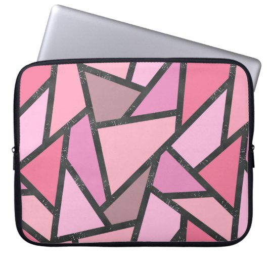 Farbtöne aus Korallenglas Laptopschutzhülle (Vorderseite)