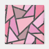 Farbtöne aus Korallenglas Magnet (Vorne)