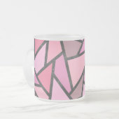Farbtöne aus Korallenglas Mattglastasse (Vorderseite Links)
