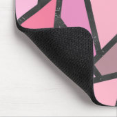 Farbtöne aus Korallenglas Mousepad (Ecke)