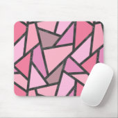 Farbtöne aus Korallenglas Mousepad (Mit Mouse)