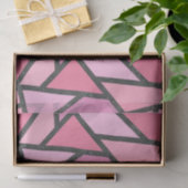 Farbtöne aus Korallenglas Seidenpapier (Geschenk)