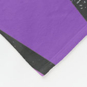 Farbtöne aus lila Glasmuster Fleecedecke (Ecke)