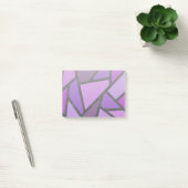 Farbtöne aus lila Glasmuster Post-it Klebezettel (Büro)